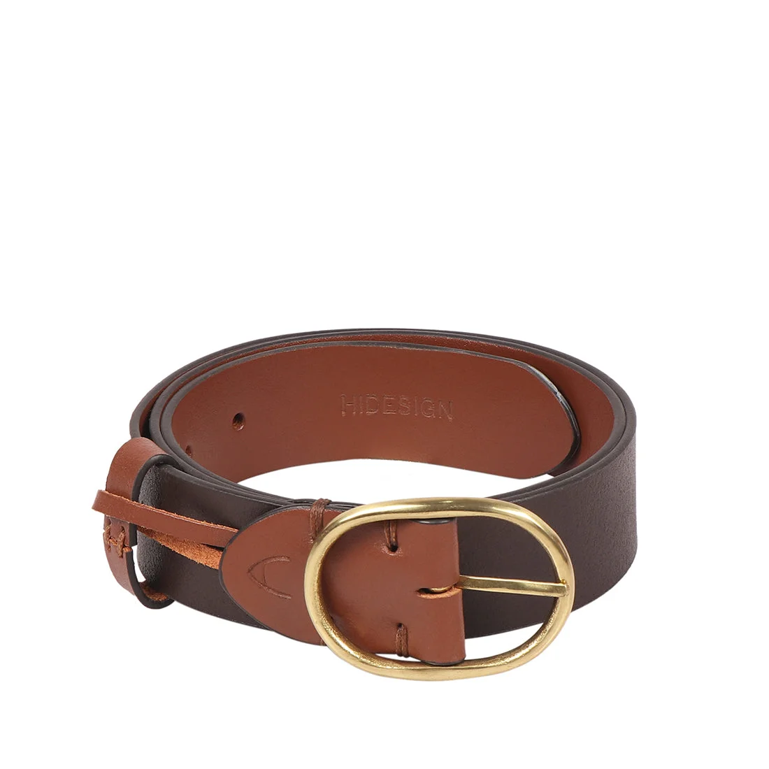 Doloras Women's Brown Reversible Leather Belt image 3