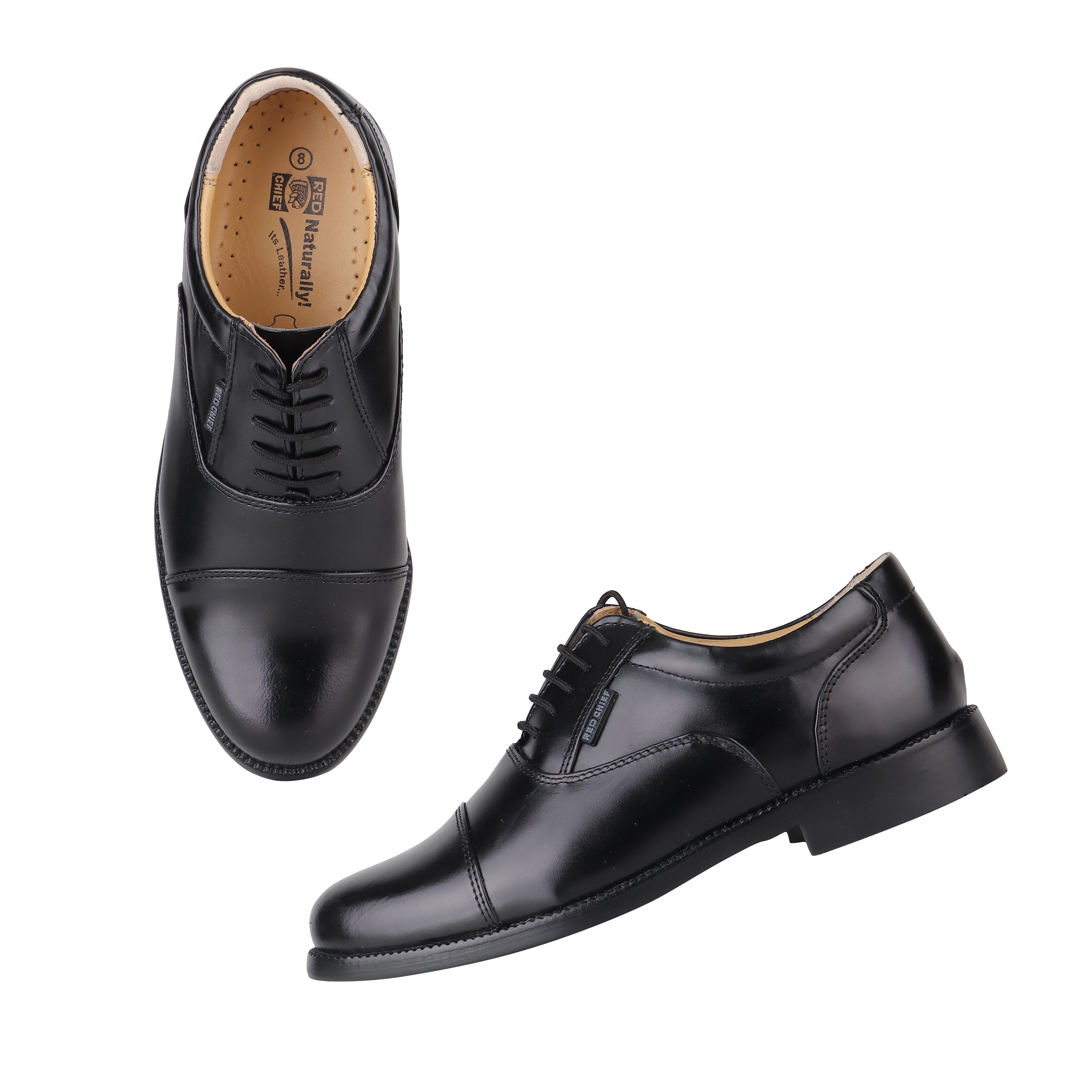 Red Chief Black Formal Shoes for Men RC0959L 001 image 3
